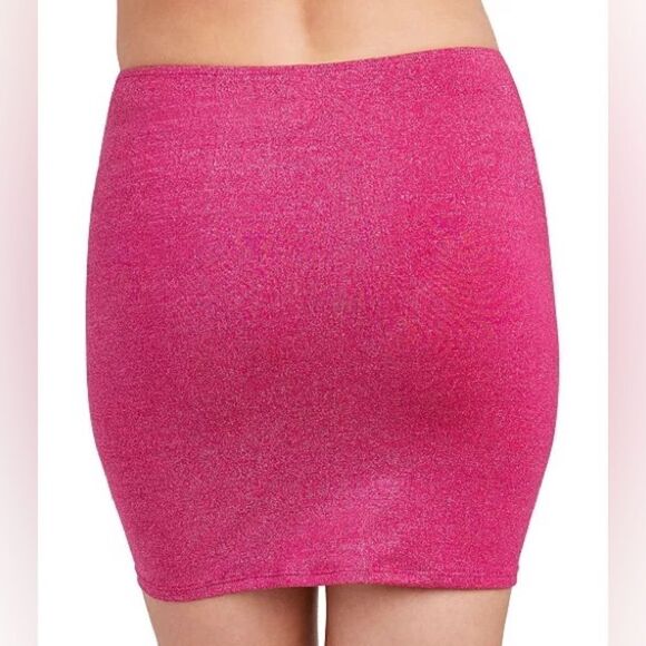 BCBGENERATION Stardust Tie side Cover Up Skirt Berry Size Medium NEW - Picture 5 of 7
